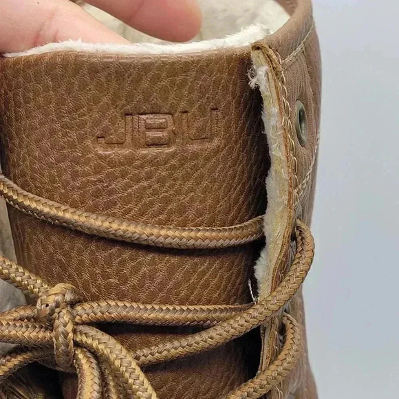 JBU By Jambu Womens Maplewood Duck Boots Brown Black Rubber Mid Calf Faux Fur 9M - Picture 7 of 11